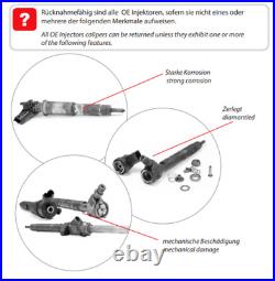 4x Diesel INJECTEUR 0414720404 VW Seat Audi Skoda 2,0 TDI BKD 03G130073G AZV BLB